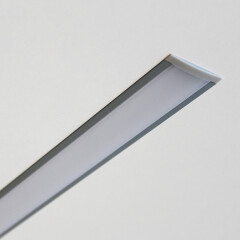 Double Line LED Leuchte Recessed zum Einbau – diffus – 280 × 5630 LEDs – 2 × 31Watt je Meter – Farbtemperatur einstellbar – CRI 90+ 24V DC 120°