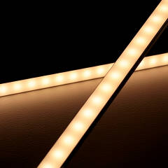 IP54 wasserdichte CCT-LED-Leiste Out-Line IP54 – diffus – 140 × 5630 LEDs – 2 × 16Watt je Meter – Dualweiß 2700 K-6500 K – CRI 90+ 24V DC 120°