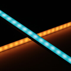 RGB LED-Leiste Slim-Line – diffus – 96 × 5050 RGB LEDs – 680 Lumen – 19 W je Meter – 120° 24V DC