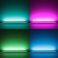 RGB LED-Leiste "Surface" | diffus | 96x 5050 RGB LEDs - 680 Lumen - 19 Watt je Meter | 120° 24V DC |