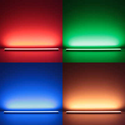 LED Lichtleisten SET RGB Farbwechsel | diffus | incl. 24V Netzteil, Controller & Fernbedienung