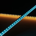 RGB LED-Leiste "Surface" | klar | 96x 5050 RGB LEDs - 680 Lumen - 19 Watt je Meter | 120° 24V DC |