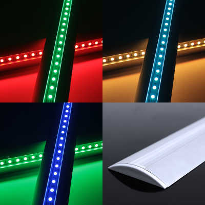 RGB LED-Leiste "Design-Line" | klar | 70x full...