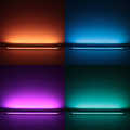 RGB LED-Leiste "Design-Line" | klar | 96x 5050 RGB LEDs - 680 Lumen - 19 Watt je Meter | 120° 24V DC |