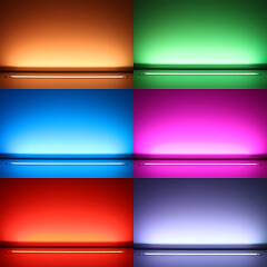 RGB LED-Leiste Inside zum Einbau – klar – 96 × 5050 RGB LEDs – 680 Lumen – 19 W je Meter – 120° 24V DC
