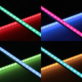 wasserdichte RGB LED-Leiste "Out-Line IP54" | diffus | 96x 5050 RGB LEDs - 680 Lumen - 19 Watt je Meter | 120° 24V DC |