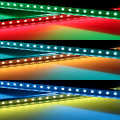 wasserdichte RGB LED-Leiste "Out-Line IP54" | klar | 96x 5050 RGB LEDs - 680 Lumen - 19 Watt je Meter | 120° 24V DC |