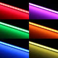 wasserdichte Einbau RGB LED-Leiste "Wet-Line IP54" | diffus | 96x 5050 RGB LEDs - 680 Lumen - 19 Watt je Meter | 120° 24V DC |