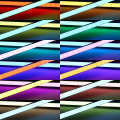 RGBWW LED-Leiste "Surface" | diffus | 56x Farbwechsel 5050 RGB LEDs & 56x warmweiße 5630 CRI90+ LEDs je Meter | 120° 24V DC |