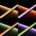 Triple Line RGBWW LED Leiste "Surface max" | diffus | 70x mehrfarbige 5050 RGB LEDs & 140x warmweiße 2835 CRI90+ LEDs je Meter | 120° 24V DC |