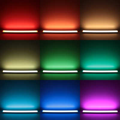 Triple Line RGBWW LED 90° Winkelleiste "Corner max" | diffus | 70x mehrfarbige 5050 RGB LEDs & 140x warmweiße 2835 CRI90+ LEDs je Meter | 120° 24V DC |