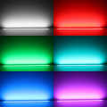 RGBW LED Einbau-Leiste "Inside" | diffus | 56x Farbwechsel 5050 RGB LEDs & 56x weiße 5630 CRI90+ LEDs je Meter | 120° 24V DC |