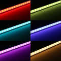 RGBWW LED-Leiste "Inside" zum Einbau | diffus | 56x Farbwechsel 5050 RGB LEDs & 56x warmweiße 5630 CRI90+ LEDs je Meter | 120° 24V DC |