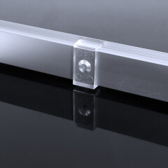 RGBWW-LED-Leiste Inside zum Einbau – klar – 56x Farbwechsel 5050 RGB LEDs & 56x warmweiße 5630 CRI90+ LEDs je Meter – 120° 24V DC