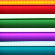 Triple Line RGBW-LED Einbau-Leiste Inside-max-II – diffus – 70x mehrfarbige 5050 RGB LEDs & 140x weiße 2835 CRI90+ LEDs je Meter – 120° 24V DC