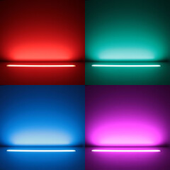 Triple Line RBGWW LED-Einbauleiste Inside-max-II – diffus – 70x mehrfarbige 5050 RGB LEDs & 140x warmweiße 2835 CRI90+ LEDs je Meter – 120° 24V DC