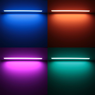 Triple Line RGBWW LED-Einbauleuchte "Recessed max" | diffus | 70x mehrfarbige 5050 RGB LEDs & 140x warmweiße 2835 CRI90+ LEDs je Meter | 120° 24V DC |