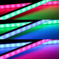 wasserdichte RGBW LED-Leiste "Out-Line IP54" | diffus | 56x Farbwechsel 5050 RGB LEDs & 56x weiße 5630 CRI90+ LEDs je Meter | 120° 24V DC |