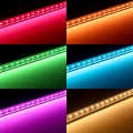 RGBWW LED-Leiste "Wet-Line IP54" Einbau wasserdicht | transparent | 56x Farbwechsel 5050 RGB LEDs & 56x warmweiße 5630 CRI90+ LEDs je Meter | 120° 24V DC |