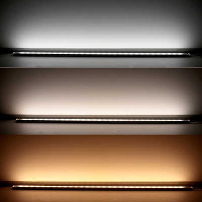 RGB&CCT LED-Leiste "Slim-Line" | klar | 60x 5in1 5050 LEDs RGB Farbwechsel, weiß und warmweiß - 19.2 Watt - 1000 Lumen je Meter | 120° 24V DC |