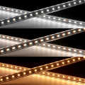 RGB&CCT LED-Leiste "Slim-Line" | klar | 60x 5in1 5050 LEDs RGB Farbwechsel, weiß und warmweiß - 19.2 Watt - 1000 Lumen je Meter | 120° 24V DC |