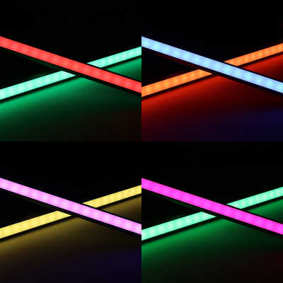 RGB&CCT 90° LED-Eck-Leiste "Corner" | diffus | 60x 5in1 5050 LEDs RGB Farbwechsel, weiß und warmweiß - 19.2 Watt - 1000 Lumen je Meter | 120° 24V DC |