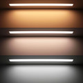 Triple Line RGB+CCT-LED Einbauleuchte "Recessed max" | diffus | 70x farbige 5050 RGB LEDs & 280x weiße und warmweiße CRI90+ 2835 LEDs je Meter | 120° 24V DC |