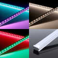 RGB&CCT LED-Leiste "Out-Line IP54" wasserdicht | klar | 60x 5in1 5050 LEDs RGB Farbwechsel, weiß und warmweiß - 19.2 Watt - 1000 Lumen je Meter | 120° 24V DC |