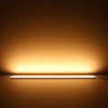 COB LED Leiste "Slim-Line" | diffus warmweiß | CRI 90+ 24VDC 180° | Wunschlänge 103cm | 528x COB LEDs | 1200 Lumen | 15 Watt | Ein- und Ausgangskabel ( zum Verbinden mehrerer LED-Leisten )