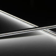 LED Lichtleiste tageslichtweiß | SET inkl. 24V Netzteil | klare Abdeckung Wunschlänge 38cm | 84x 2835 LEDs | 739 Lumen | 6,7 Watt |