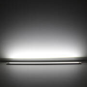 LED Lichtleiste tageslichtweiß | SET inkl. 24V Netzteil | klare Abdeckung Wunschlänge 171cm | 402x 2835 LEDs | 3534 Lumen | 31,8 Watt |