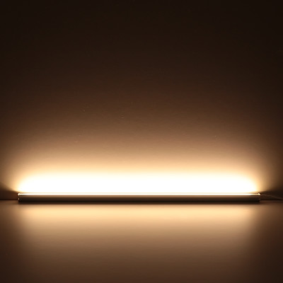 Constant Current LED Eck-Leiste "Corner" | klar warmweiß | CRI 90+ 24VDC 120° | Wunschlänge 23cm | 48x 2835 LEDs | 384 Lumen | 3,8 Watt | nur Eingangskabel (Ausgang geschlossen)