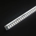 Double Line LED Eck-Leiste "Corner max" | klar tageslichtweiß | CRI 90+ 24VDC 120° | Wunschlänge 23cm | 28x 5630 LEDs | 627 Lumen | 6 Watt | nur Eingangskabel (Ausgang geschlossen)
