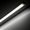 Constant Current LED Einbau-Leiste "Inside" | diffus tageslichtweiß | CRI 90+ 24VDC 120° | Wunschlänge 26cm | 54x 2835 LEDs | 475 Lumen | 4,3 Watt | nur Eingangskabel (Ausgang geschlossen)