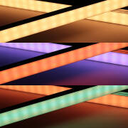 RGBW LED Leisten Komplettset | diffus | Farbwechsel & warmweiß | incl. 24V Netzteil und Controller & Fernbedienung Wunschlänge 23cm | 14x RGB LEDs & 28x warmweiße LEDs | 7 Watt gesamt |