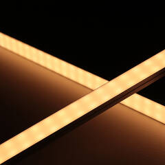 RGBW LED Leisten Komplettset | diffus | Farbwechsel & warmweiß | incl. 24V Netzteil und Controller & Fernbedienung Wunschlänge 153cm | 105x RGB LEDs & 210x warmweiße LEDs | 49 Watt gesamt |