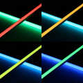 COB LED RGB Lichtleiste Farbwechsel "SlimLine" | diffus | 840x COB RGB LEDs - 690 Lumen - 15,8 Watt je Meter | 180° 24V DC |