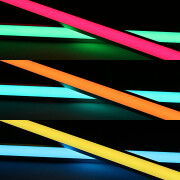 COB RGB LED Eckleiste Corner – diffus – 840x COB RGB LEDs – 690 Lumen – 15,8 W je Meter – 180° 24V DC