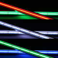 COB RGB LED Eckleiste "Corner" | transparent | 840x COB RGB LEDs - 690 Lumen - 15,8 Watt je Meter | 180° 24V DC |