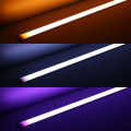 COB RGB LED Einbauleuchte linear "Inside" | diffus | 840x COB RGB LEDs - 690 Lumen - 15,8 Watt je Meter | 180° 24V DC |