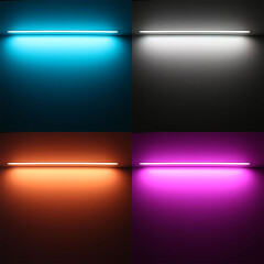 COB LED Einbauleuchte RGB Wet-Line IP54 wasserdicht – diffus – 840x COB RGB LEDs – 690 Lumen – 15,8 W je Meter – 180° 24V DC