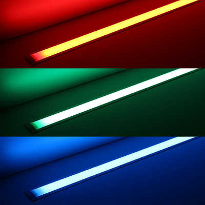 COB LED Einbauleuchte RGB "Wet-Line IP54" wasserdicht | diffus | 840x COB RGB LEDs - 690 Lumen - 15,8 Watt je Meter | 180° 24V DC |