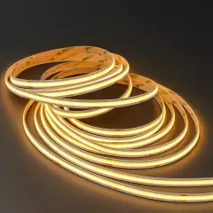 LED Streifen Komplett SET mit Trafo & Fernbedienung | COB warmweiß 24V | nach Maß bis 20m