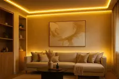 LED Streifen Komplett SET mit Trafo & Fernbedienung | COB warmweiß 24V | nach Maß bis 20m