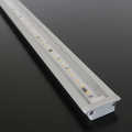 230V Einbau LED Leiste flach & dimmbar | 120x 2835 LEDs - 16 Watt - 1840 Lumen je Meter | klar | tageslichtweiß 6300K 120° IP54 |