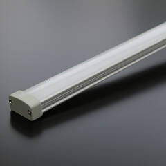 230V LED Leiste flach & dimmbar | diffus | tageslichtweiß 6300K 120° | Fertigung in Wunschlänge 133cm | 156x 2835 LEDs | 2392 Lumen | 21 Watt |