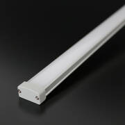 230V LED Leiste flach & dimmbar | diffus | tageslichtweiß 6300K 120° | Fertigung in Wunschlänge 133cm | 156x 2835 LEDs | 2392 Lumen | 21 Watt |
