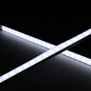 230V LED Leiste flach & dimmbar | diffus | tageslichtweiß 6300K 120° | Fertigung in Wunschlänge 133cm | 156x 2835 LEDs | 2392 Lumen | 21 Watt |