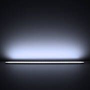 230V LED Leiste flach & dimmbar | diffus | tageslichtweiß 6300K 120° | Fertigung in Wunschlänge 143cm | 168x 2835 LEDs | 2576 Lumen | 22 Watt |