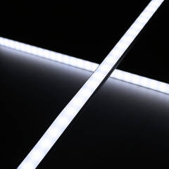 230V LED Leiste flach & dimmbar | diffus | tageslichtweiß 6300K 120° | Fertigung in Wunschlänge 183cm | 216x 2835 LEDs | 3312 Lumen | 29 Watt |